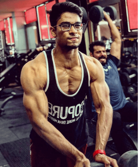 Akshat Mathur bodybuilding 